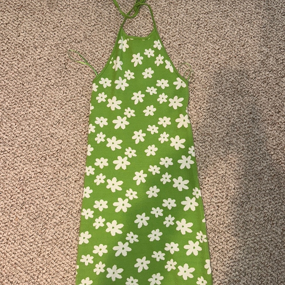 Pacsun green flower dress! - Picture 2 of 4